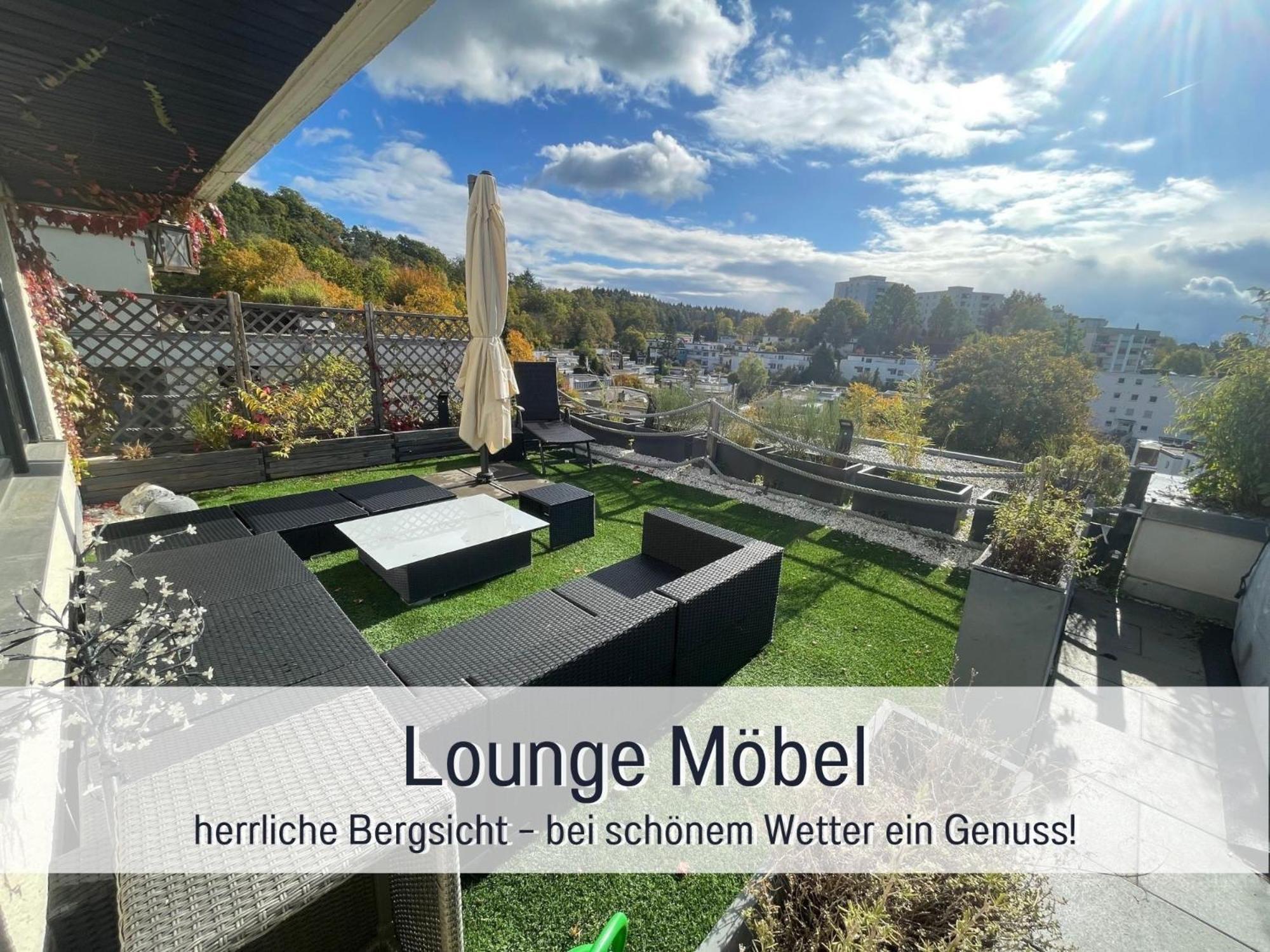 Penthouse - 3 Schlafzimmer- Sonnige Dachterrasse -Whirlpool & Alpenblick - Perfekt Fuer Romantik Oder Familienurlaub Mit Kind, Hund Willkommen - By Ferienwohnenamsee - Uberlingen Eksteriør bilde