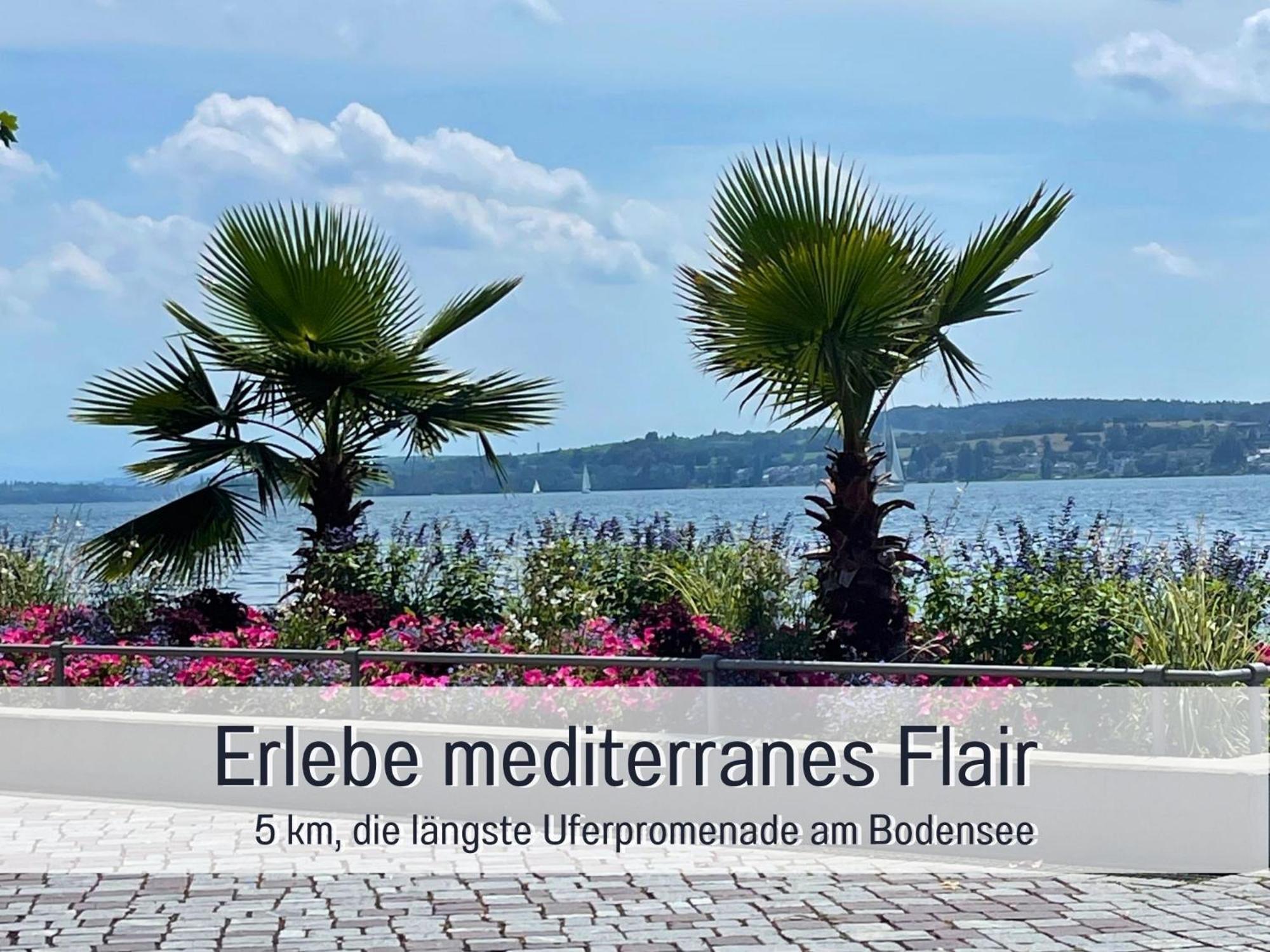 Penthouse - 3 Schlafzimmer- Sonnige Dachterrasse -Whirlpool & Alpenblick - Perfekt Fuer Romantik Oder Familienurlaub Mit Kind, Hund Willkommen - By Ferienwohnenamsee - Uberlingen Eksteriør bilde
