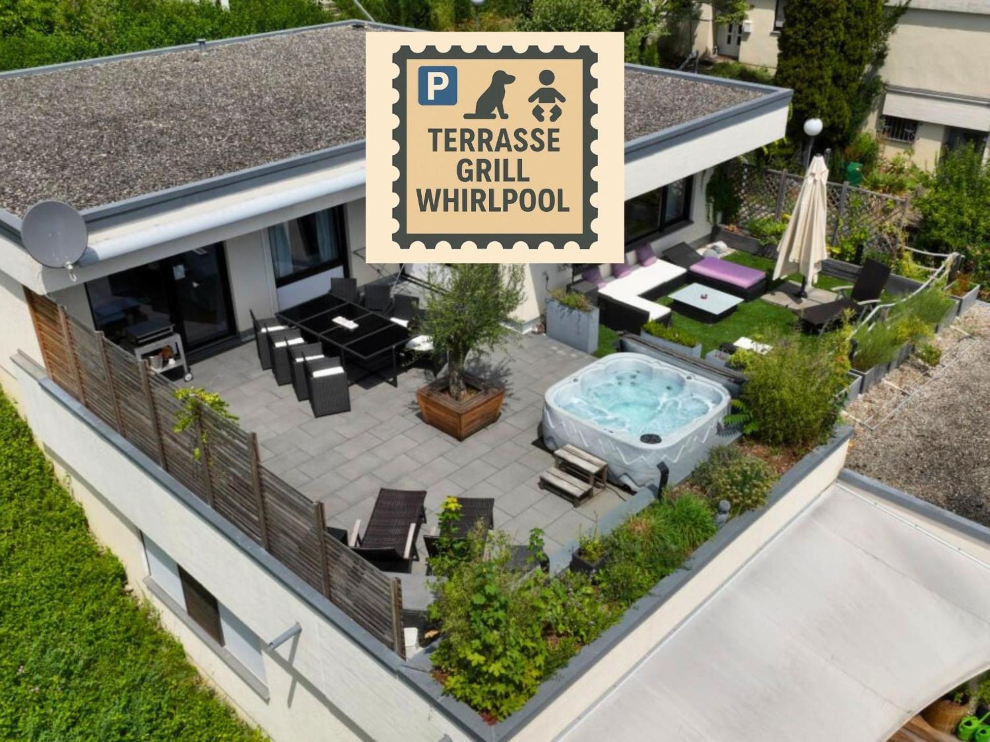 Penthouse - 3 Schlafzimmer- Sonnige Dachterrasse -Whirlpool & Alpenblick - Perfekt Fuer Romantik Oder Familienurlaub Mit Kind, Hund Willkommen - By Ferienwohnenamsee - Uberlingen Eksteriør bilde
